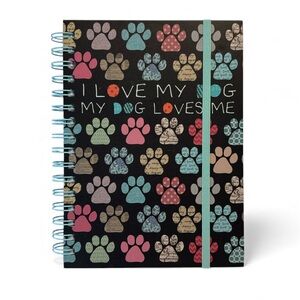 Chasing Baxter Black "I Love My Dog My Dog Loves Me" Spiral  Notebook Journal